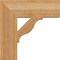 Ekena Millwork Funston Block Rough Sawn Bracket, Western Red Cedar, 4"W x 14"D x 14"H BKT04X14X14FST05RWR - alternate 4